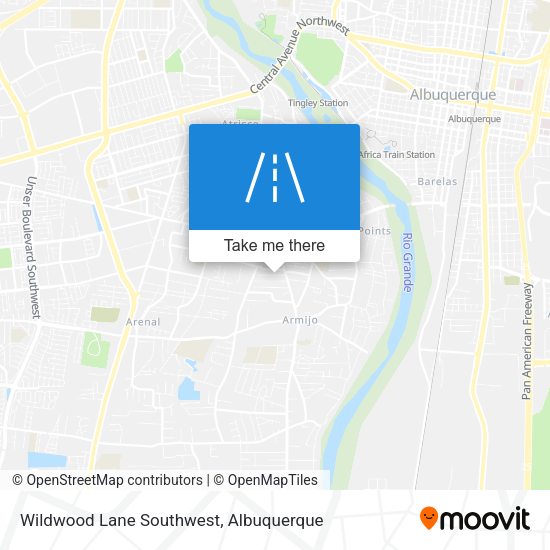 Mapa de Wildwood Lane Southwest