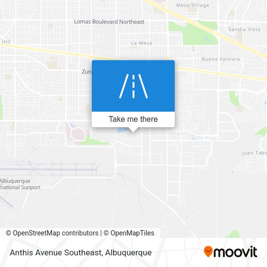 Anthis Avenue Southeast map