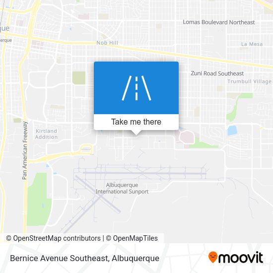 Mapa de Bernice Avenue Southeast