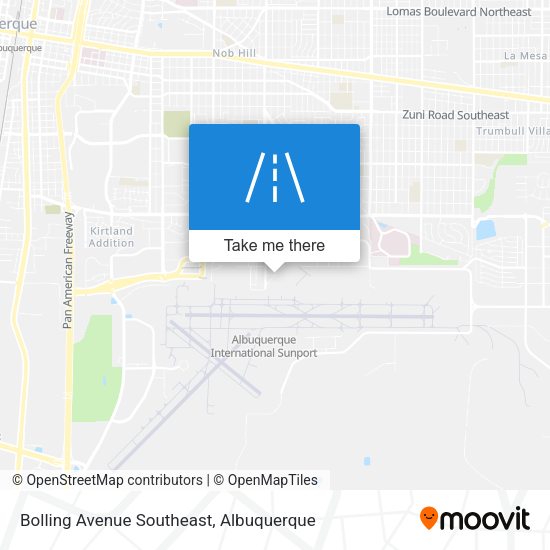 Mapa de Bolling Avenue Southeast