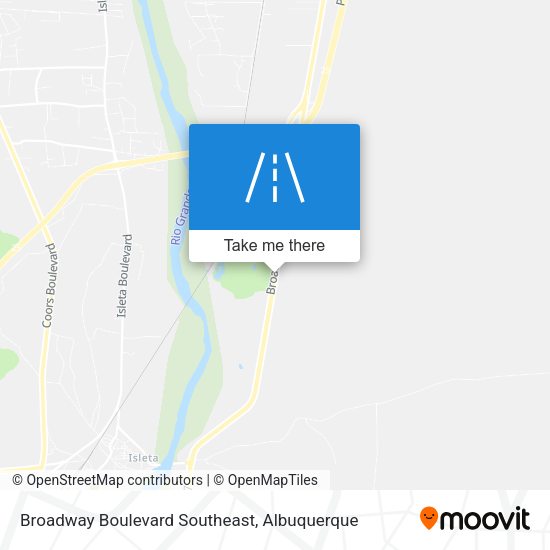 Broadway Boulevard Southeast map