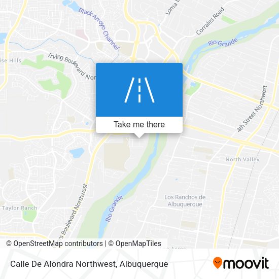 Calle De Alondra Northwest map