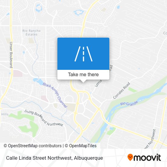 Mapa de Calle Linda Street Northwest