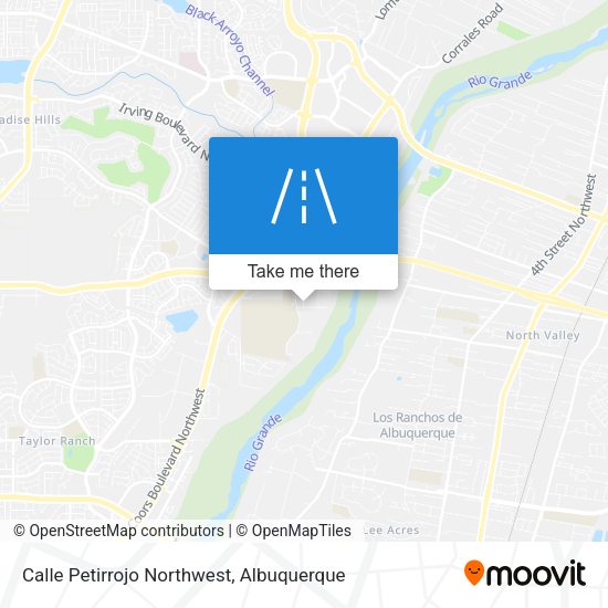 Mapa de Calle Petirrojo Northwest
