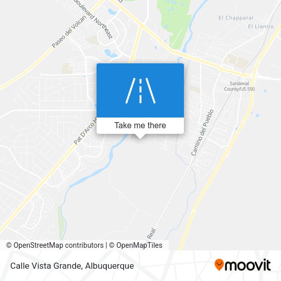 Mapa de Calle Vista Grande
