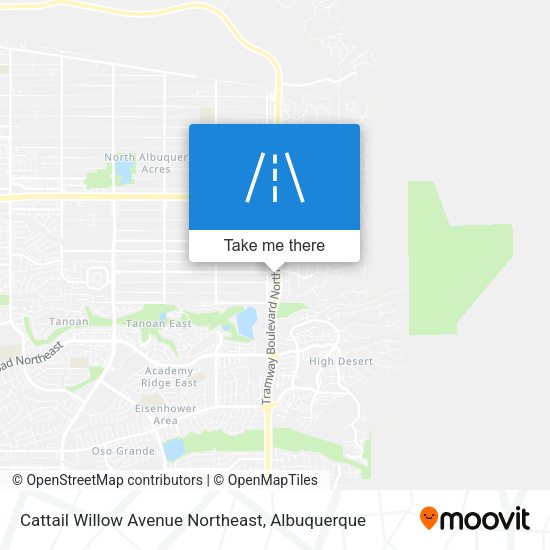 Mapa de Cattail Willow Avenue Northeast