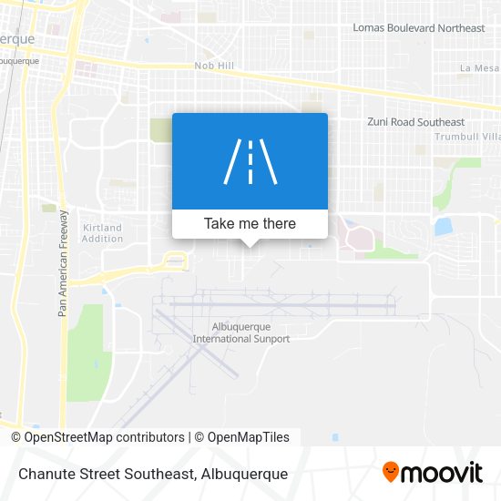 Mapa de Chanute Street Southeast