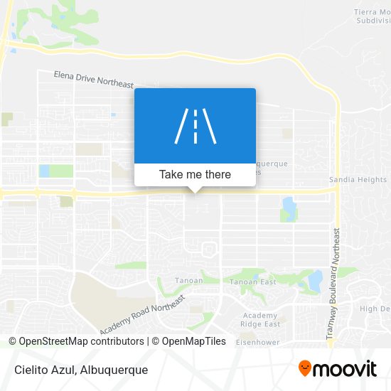 Mapa de Cielito Azul