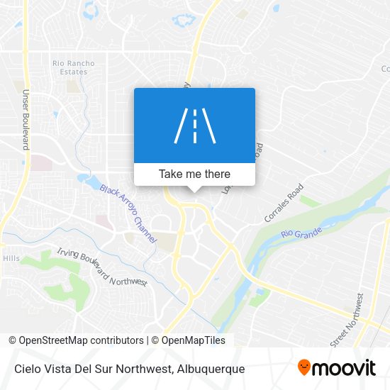 Mapa de Cielo Vista Del Sur Northwest