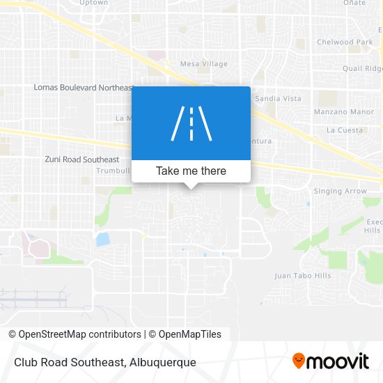 Club Road Southeast map