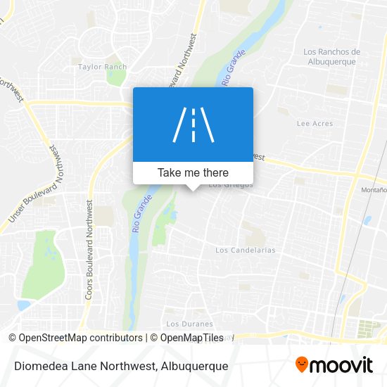 Diomedea Lane Northwest map