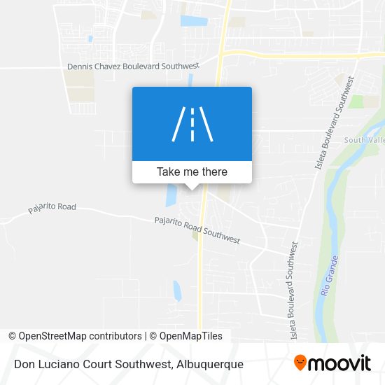 Don Luciano Court Southwest map