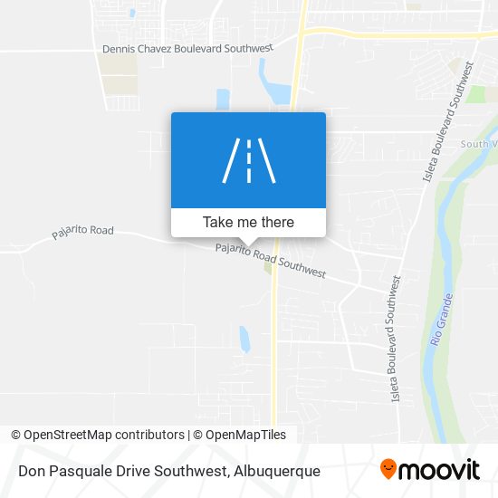 Don Pasquale Drive Southwest map