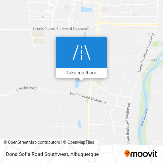 Dona Sofia Road Southwest map