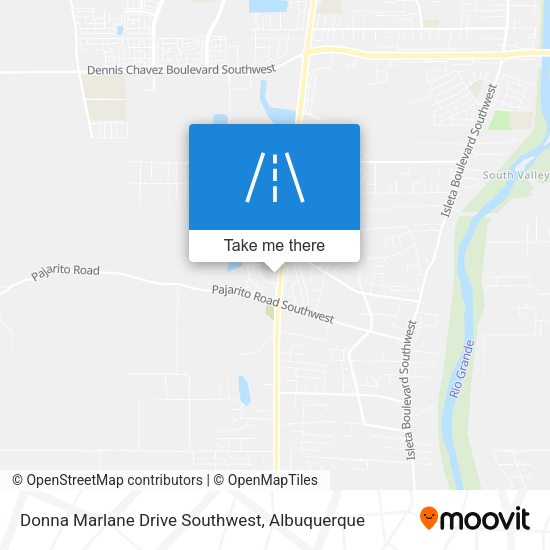 Mapa de Donna Marlane Drive Southwest