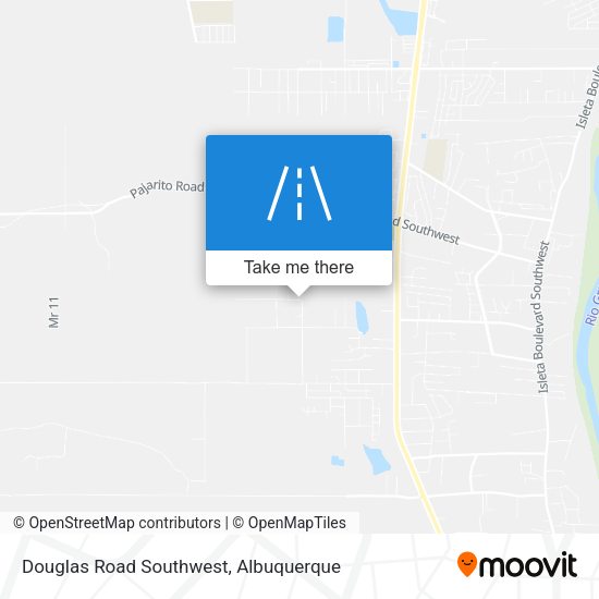 Douglas Road Southwest map
