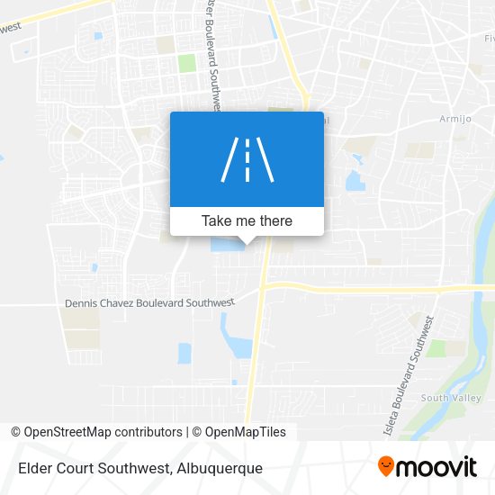 Elder Court Southwest map