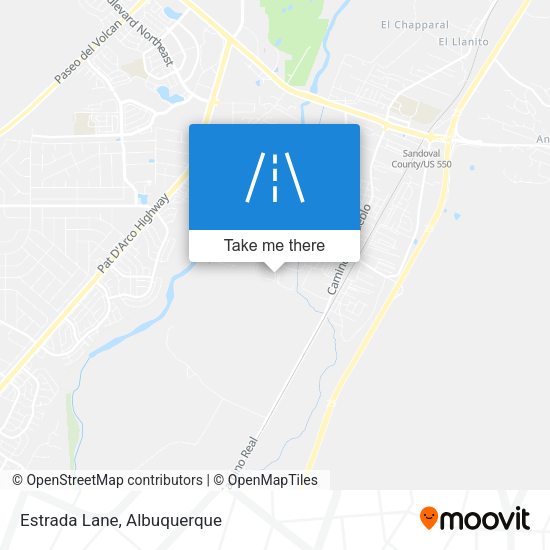 Mapa de Estrada Lane