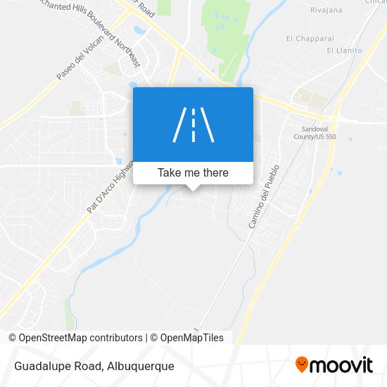 Mapa de Guadalupe Road