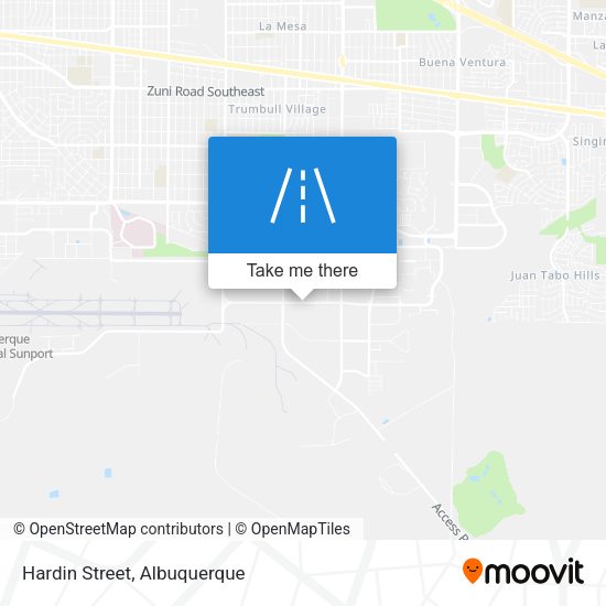 Mapa de Hardin Street