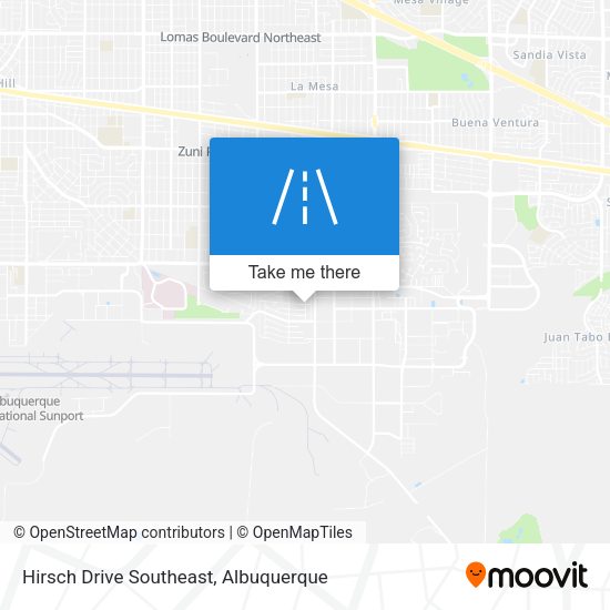 Hirsch Drive Southeast map