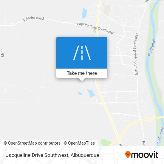 Mapa de Jacqueline Drive Southwest