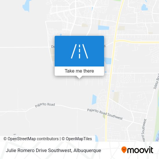 Julie Romero Drive Southwest map