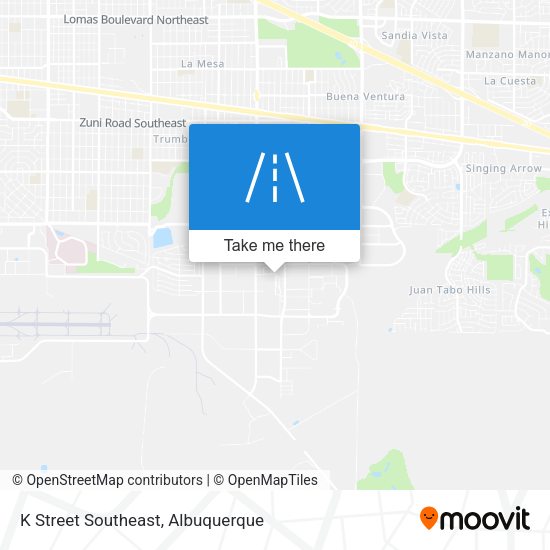 K Street Southeast map