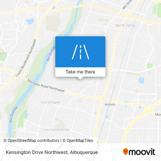 Kensington Drive Northwest map