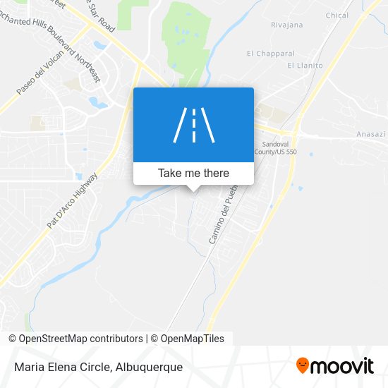 Mapa de Maria Elena Circle