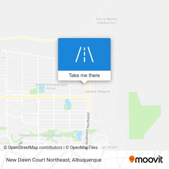 New Dawn Court Northeast map