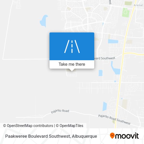 Paakweree Boulevard Southwest map