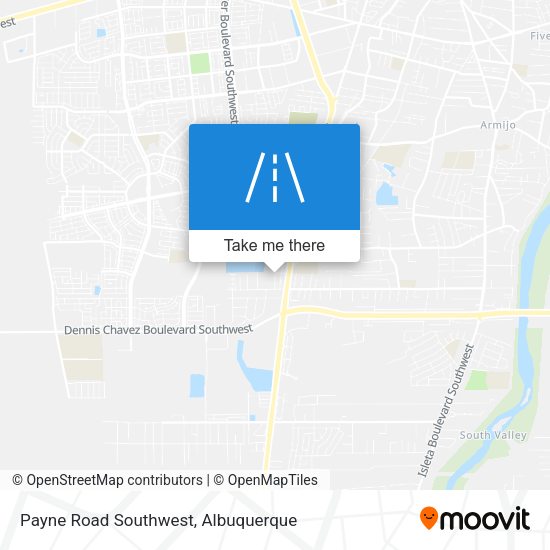 Payne Road Southwest map