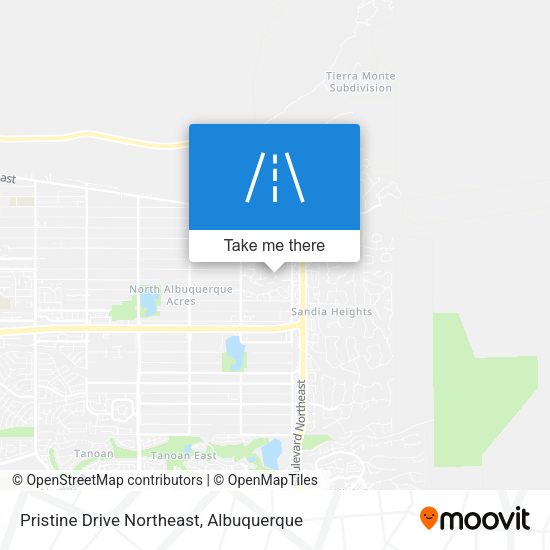 Pristine Drive Northeast map