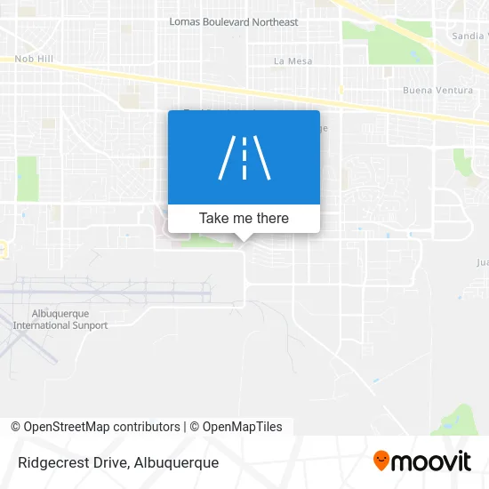 Ridgecrest Drive map