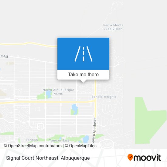 Signal Court Northeast map