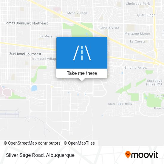 Silver Sage Road map