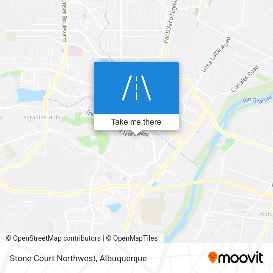 Mapa de Stone Court Northwest