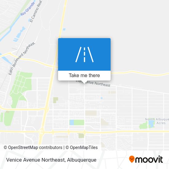 Venice Avenue Northeast map