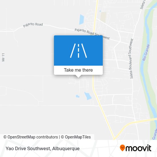 Yao Drive Southwest map