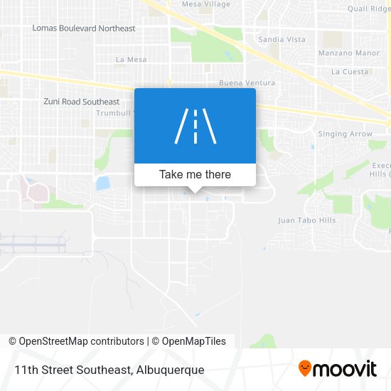 11th Street Southeast map