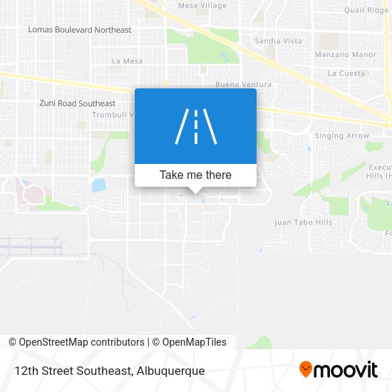 12th Street Southeast map