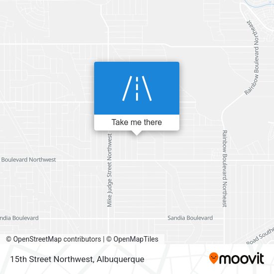 15th Street Northwest map
