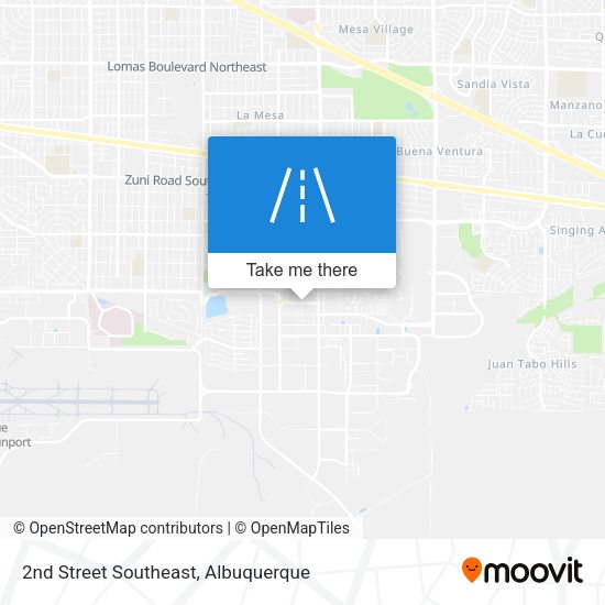 2nd Street Southeast map