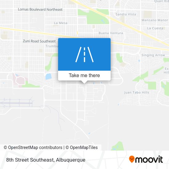 8th Street Southeast map