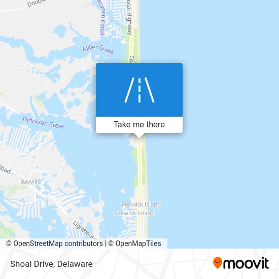 Shoal Drive map