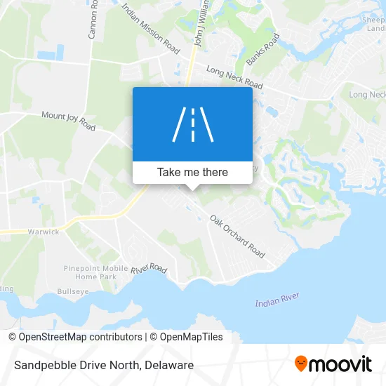 Sandpebble Drive North map