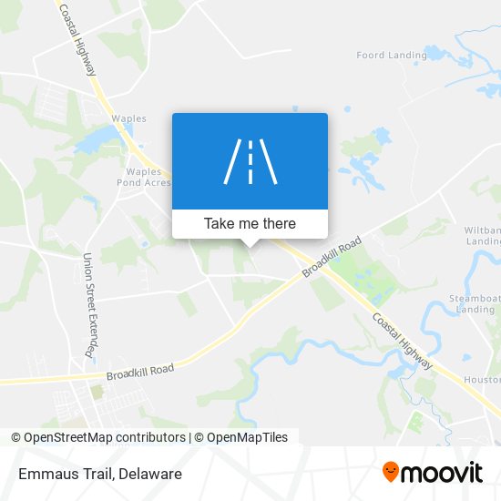 Mapa de Emmaus Trail
