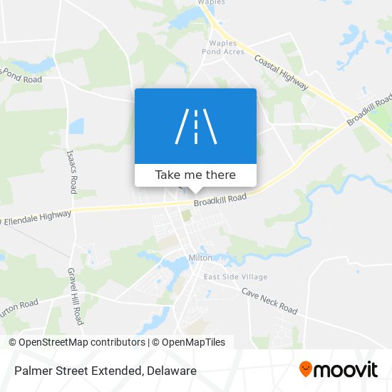 Mapa de Palmer Street Extended