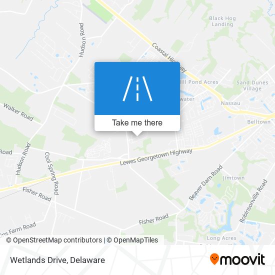 Mapa de Wetlands Drive